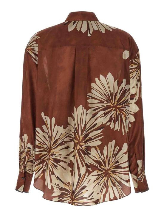 26SS 브루넬로 쿠치넬리 셔츠 MQ967RH206C008 Brown - BRUNELLO CUCINELLI