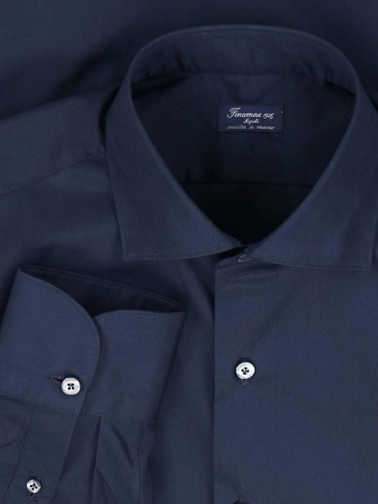 26SS 피나모레 긴팔 셔츠 C0614MILANOZANTE01 Blue - FINAMORE