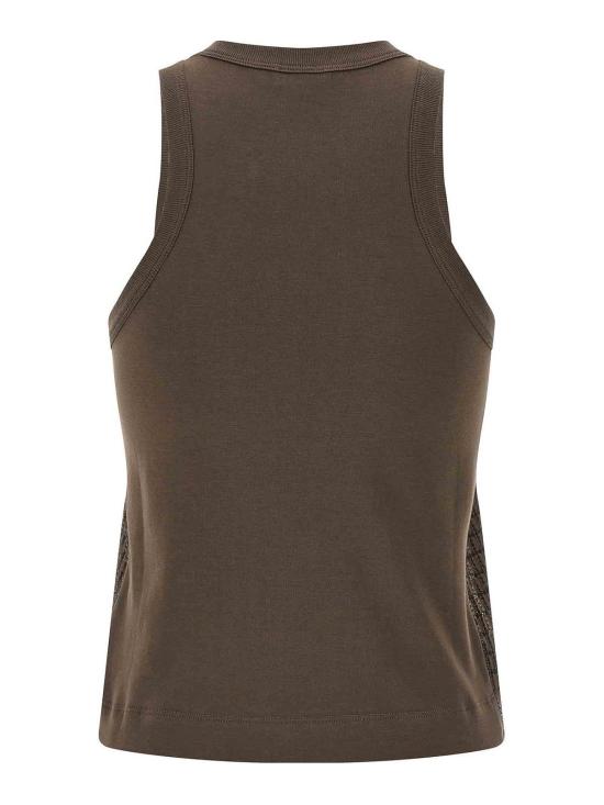 26SS 브루넬로 쿠치넬리 민소매 티셔츠 M0T18HK500C8589 Brown - BRUNELLO CUCINELLI