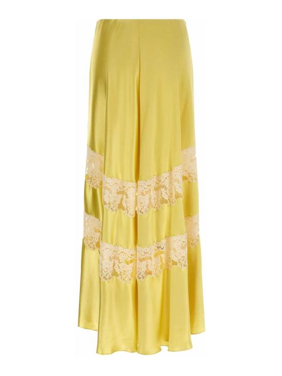 26SS 알베르타 페레티 미디 스커트 010516271024 Yellow - ALBERTA FERRETTI