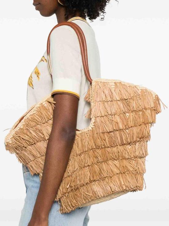 26SS 짐머만 토트백 7070XC26A2TFST Brown - ZIMMERMANN