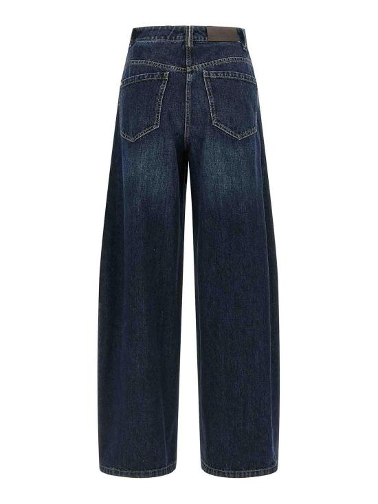 26SS 브루넬로 쿠치넬리 스트레이트 팬츠 MA095P4059C9370 Blue - BRUNELLO CUCINELLI