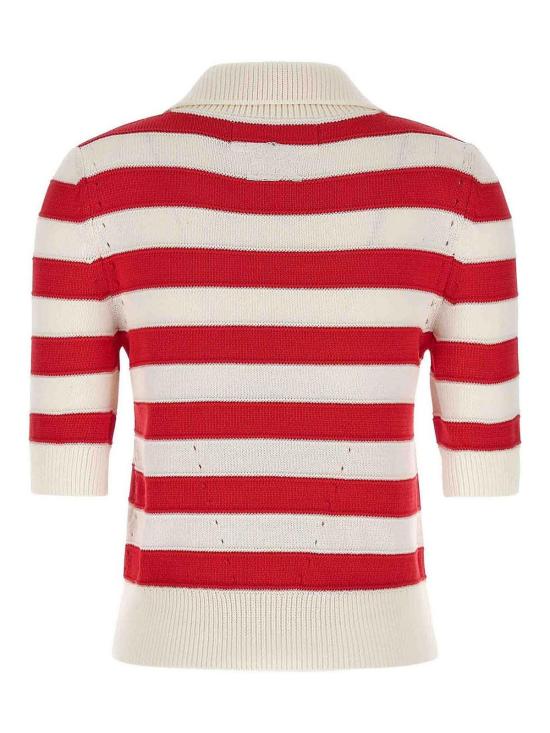 26SS 에르마노 설비노 폴로 티셔츠 D485L332IFDA4806 Red - ERMANNO SCERVINO