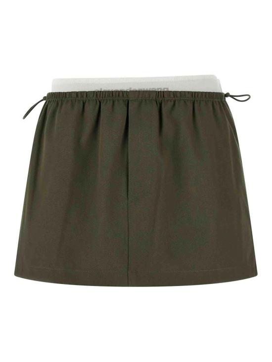 26SS 알렉산더 왕 숏 원피스 1WC1265382305 Green