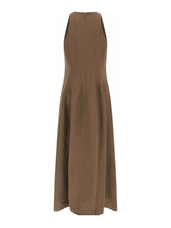 26SS 브루넬로 쿠치넬리 미디 스커트 MH126A5171C2925 Brown - BRUNELLO CUCINELLI