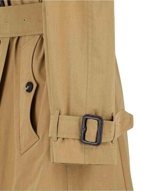 26SS 버버리 롱 캔버스 피츠로비아 트렌치 코트 8118557 Brown - BURBERRY