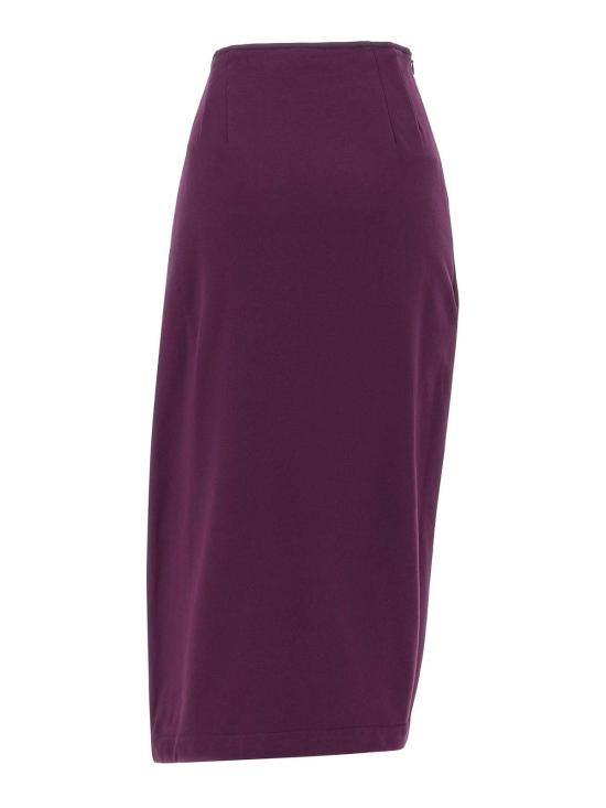 26SS 드리스 반 노튼 미디 스커트 261131112361135E15 Purple - DRIES VAN NOTEN