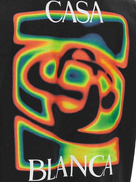 26SS 카사블랑카 반팔 티셔츠 MSP26JTS00106 Black - CASABLANCA