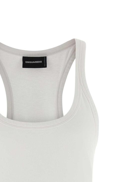 26SS 디스퀘어드2 미디 스커트 S75CV0985D20102100 White - DSQUARED2