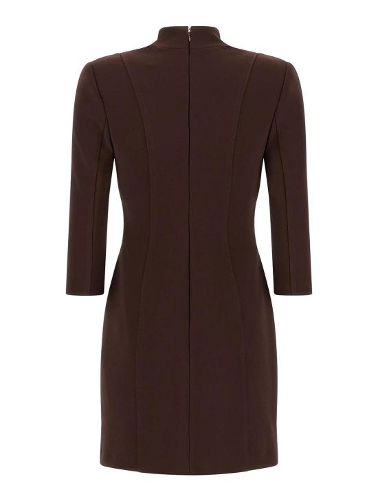 26SS 엘리자베타프랜치 미디 스커트 AB86961E2644 Brown - ELISABETTA FRANCHI