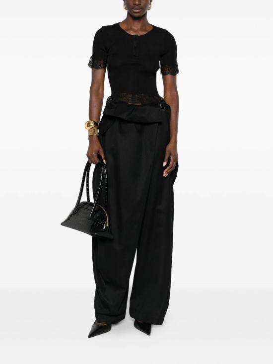 26SS 생로랑 반팔 티셔츠 851263Y37SM1000 Black - SAINT LAURENT