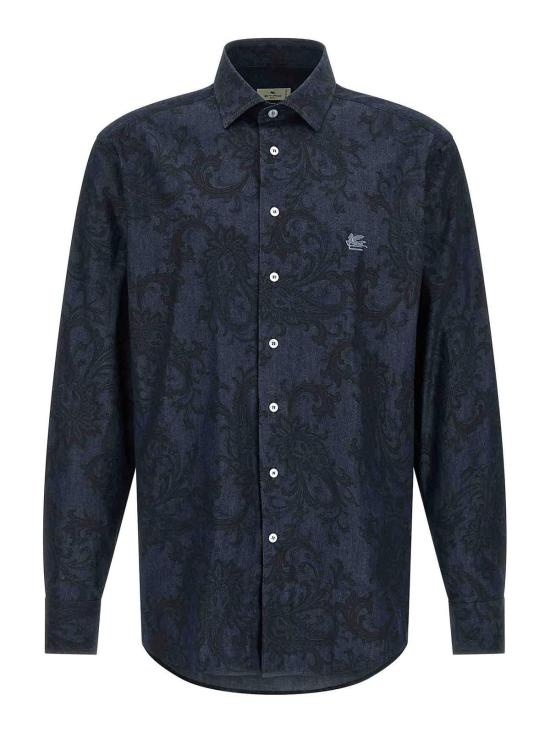 26SS 에트로 긴팔 셔츠 MRIB000299SA5S6X0883 Blue