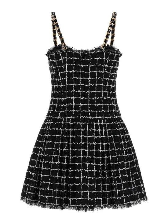 26SS 발망 미디 스커트 GF1R5163XL62EAB Black - BALMAIN