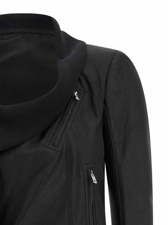 26SS 릭 오웬스 가죽 자켓 RP01F6706LBFG09 Black - RICK OWENS