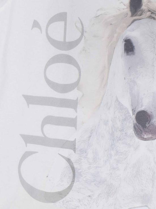 26SS 끌로에 반팔 티셔츠 26SJH11802101 White - CHLOE