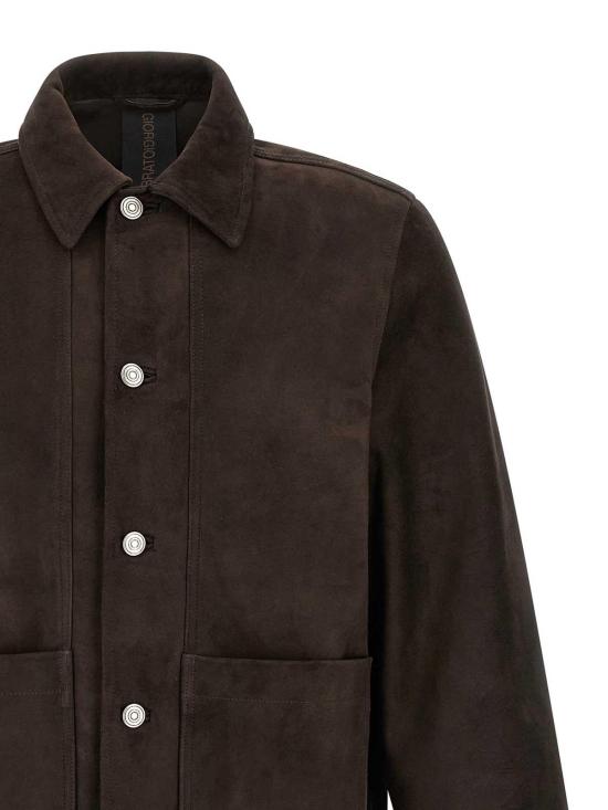 26SS 조르지오 브라토 가죽 자켓 GU26S28002CMIPTORBA Brown - GIORGIO BRATO