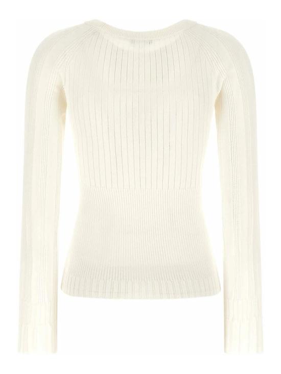 26SS 발망 긴팔 티셔츠 GF1ARA60KJ450FA White - BALMAIN