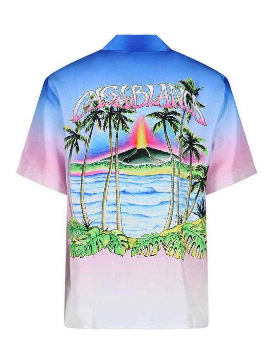 26SS 카사블랑카 반팔 셔츠 MSP26SH00310EXBC Multicolour - CASABLANCA