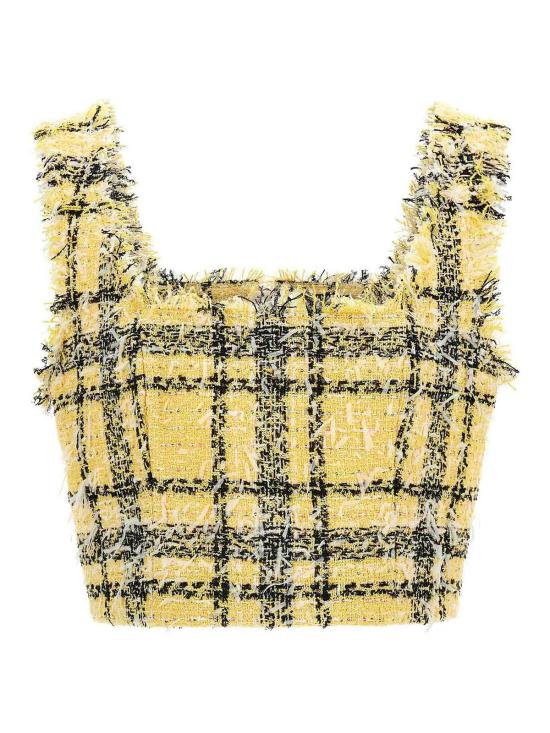26SS 발망 민소매 티셔츠 GF1AB530XL73AAA Yellow