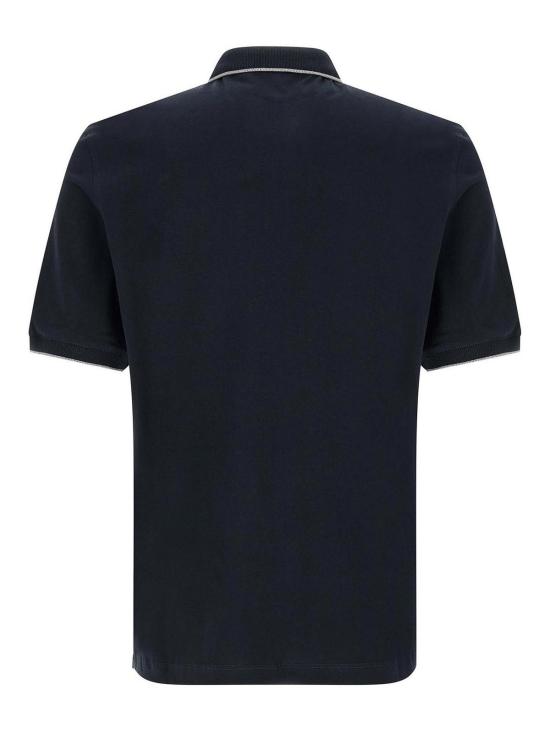 26SS 브루넬로 쿠치넬리 폴로 티셔츠 M0B139779GCK781 Blue - BRUNELLO CUCINELLI