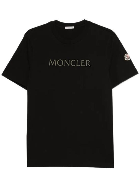 26SS 몽클레어 반팔 티셔츠 L10918C00075 89B8U 999 BLACK