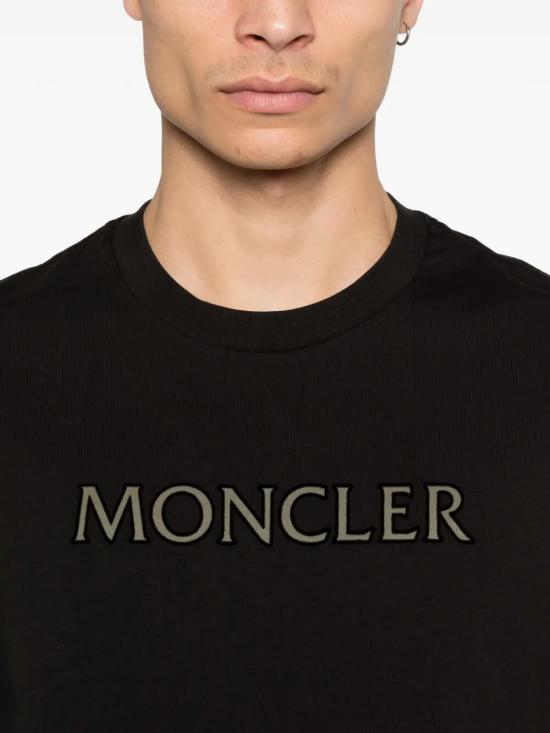 26SS 몽클레어 반팔 티셔츠 L10918C00075 89B8U 999 BLACK - MONCLER