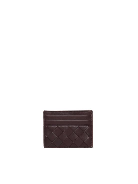 26SS 보테가베네타 인트레치아토 크레딧 카드 케이스 796324 V1G142850 Walnut Brown