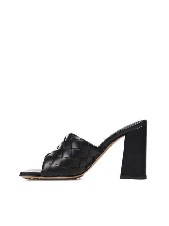 25FW 보테가베네타 샌들 855947 V2ED01000 Black - BOTTEGA VENETA