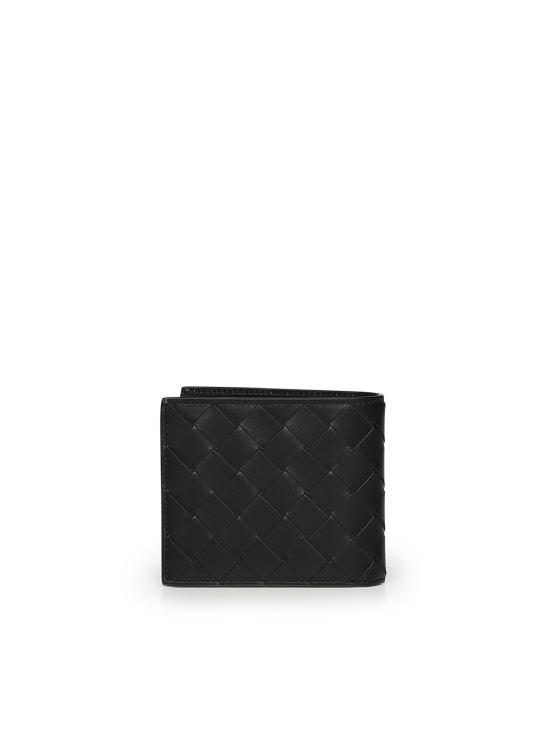 26SS 보테가베네타 인트레치아토 반지갑 743211 VCPQ48803 BLACK - BOTTEGA VENETA