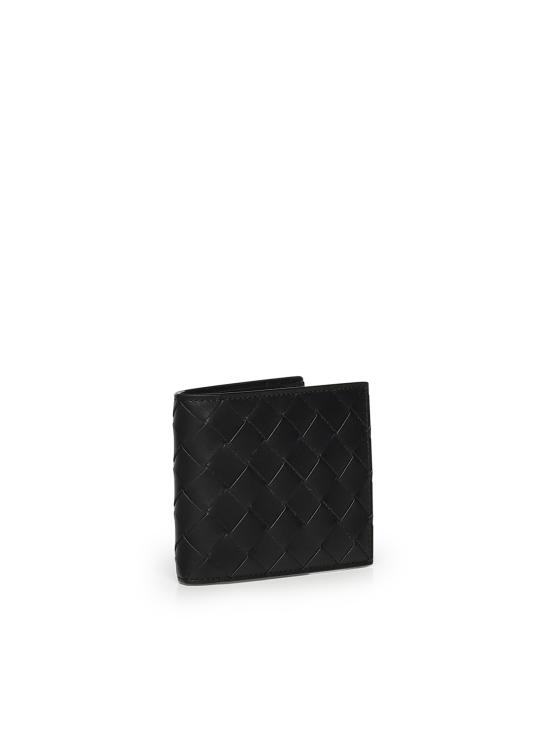 26SS 보테가베네타 인트레치아토 반지갑 743211 VCPQ48803 BLACK - BOTTEGA VENETA