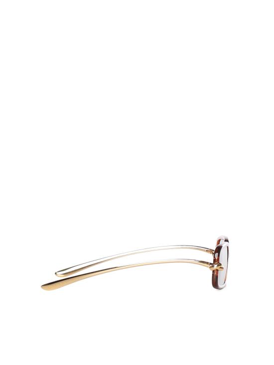 25FW 보테가베네타 선글라스 861357 VBL802002 BROWN GOLD GREY - BOTTEGA VENETA