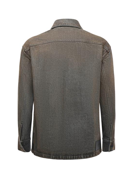 26SS 펜디 데님 셔츠 FW1410 AT2IF0ZJ4 Grey - FENDI