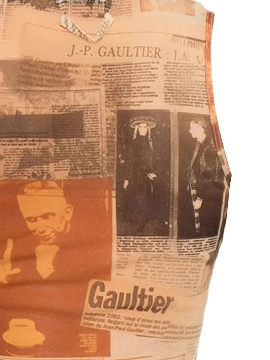 26SS 장 폴 고티에 반팔 티셔츠 26 01 W TO415 M013P030830 ECRU LIGHTGREY RED - JEAN PAUL GAULTIER