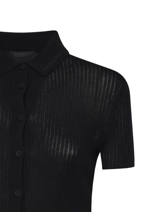 25FW 발렌시아가 셔츠 857233 T52371000 Black - BALENCIAGA