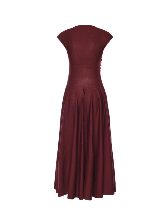 26SS 알라이아 미디 원피스 AA9R2861K162C 337 Purple - ALAIA