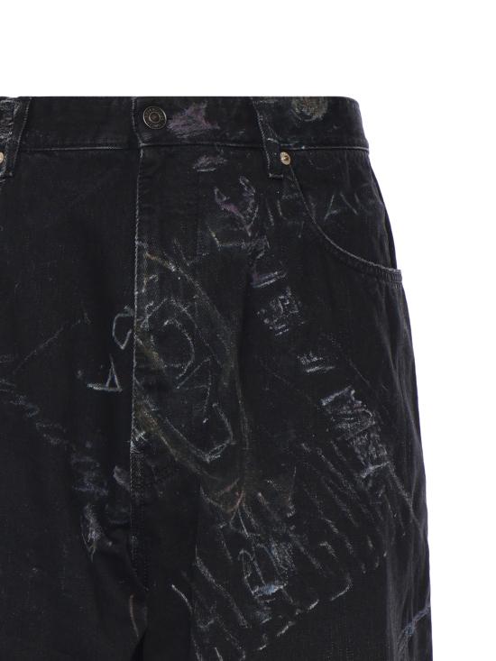 25FW 발렌시아가 데님 팬츠 857216 TTWA81037 Black - BALENCIAGA