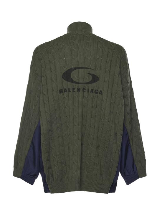 25FW 발렌시아가 하이브리드 재킷 856719 T34372525 KHAKI - BALENCIAGA