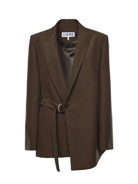 26SS 로에베 수트 자켓 S359Y03XAE 4160 Khaki green
