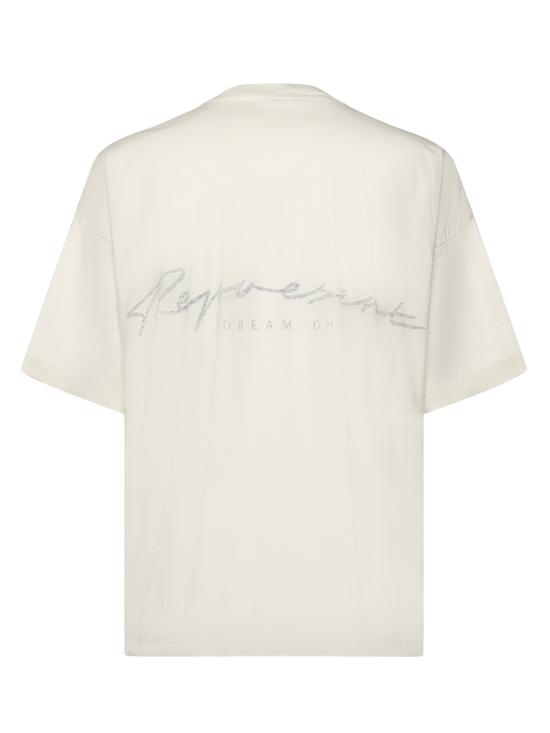 26SS 리프레젠트 반팔 티셔츠 MLM100665 72 FLAT WHITE - REPRESENT