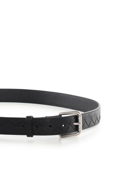 26SS 보테가베네타 가죽 벨트 855892 VCPQ48803 Black - BOTTEGA VENETA