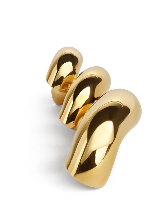 25FW 알라이아 이어링 AAJE1045LA006 220 Golden - ALAIA