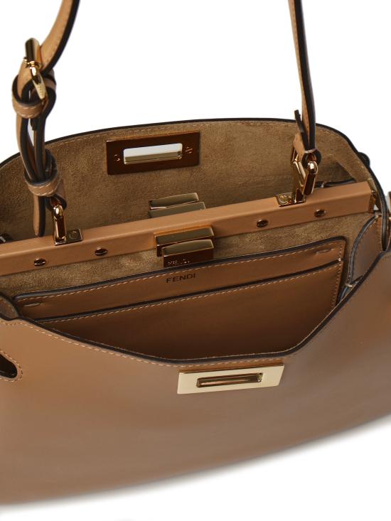 26SS 펜디 피카부 소프트 스몰 레더 백 8BN365 AOVHF19P8 Cappuccino - FENDI