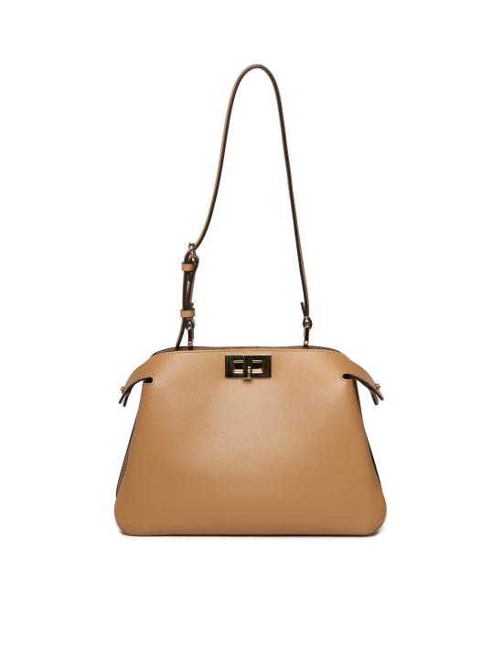 26SS 펜디 피카부 소프트 스몰 레더 백 8BN365 AOVHF19P8 Cappuccino - FENDI