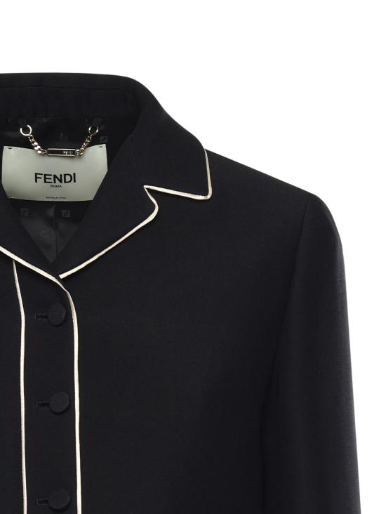 25FW 펜디 셔츠 FJ7665 AC4GF0GME Black - FENDI