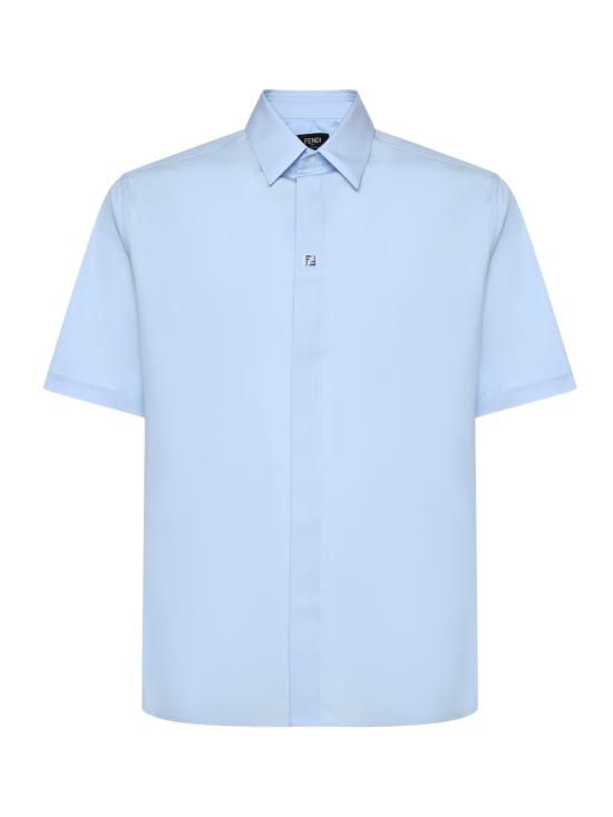 25FW 펜디 반팔 셔츠 FS0795 AVDLF1D3B Blue