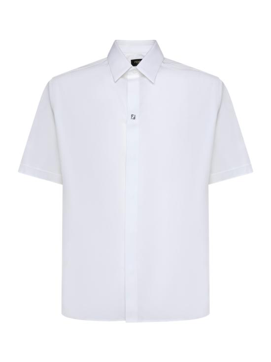 26SS 펜디 반팔 셔츠 FS0795 AVDLF0QA0 White