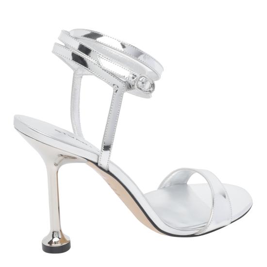 26SS 스튜어트 와이츠먼 힐/펌프스 SM911 NUDISTINI WRAP 100 LSPSLV Silver - STUART WEITZMAN
