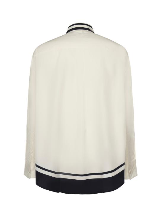 25FW 자크뮈스 긴팔 셔츠 SHM00605AW00691 3GR BLUE SHOVEL PLACEMENT - JACQUEMUS