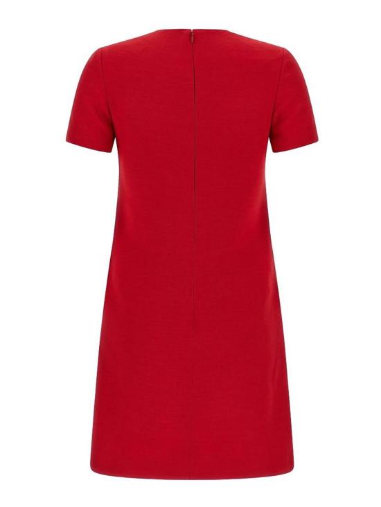 26SS 발렌티노 가라바니 미디 스커트 BVAJD51CFR9M Red - VALENTINO GARAVANI