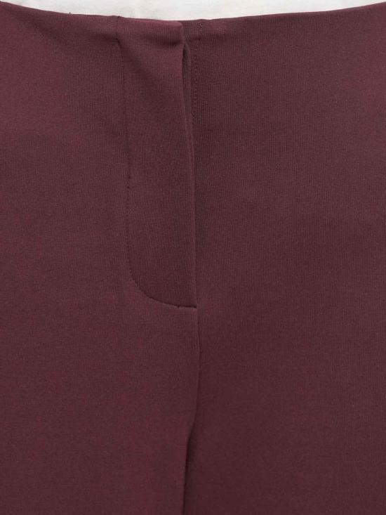 25FW 막스마라 스트레이트 팬츠 252678604865E15 Dark Red - MAX MARA